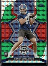 2022 Panini Mosaic #362 Daniel Bellinger Mosaic Choice Red and Green
