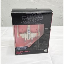Star Wars Titanium Black Series Rebel X-Wing Die Cast Disney Hasbro 2015 HTF  07