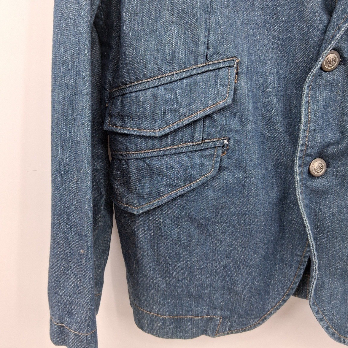 Hendrix By Basic House Denim LS Jacket 105cm Unis… - image 10