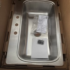    KOHLERVerse 33 in. Drop-in Single Bowl 18 Gauge Stainless Kitchen Sink with 4