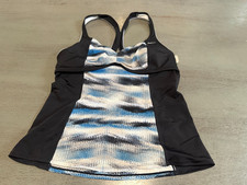black NIKE  swimsuit top tankini size large