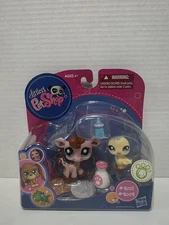 LPS Littlest Pet Shop Cow #2001 Chick #2002 Rare Exclusive New Sealed-Read Notes