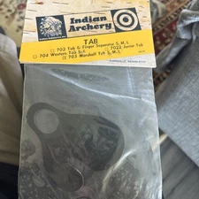 NEW Traditional Indian Archery Finger Tab 703 Marshall Tab Sz Large USA