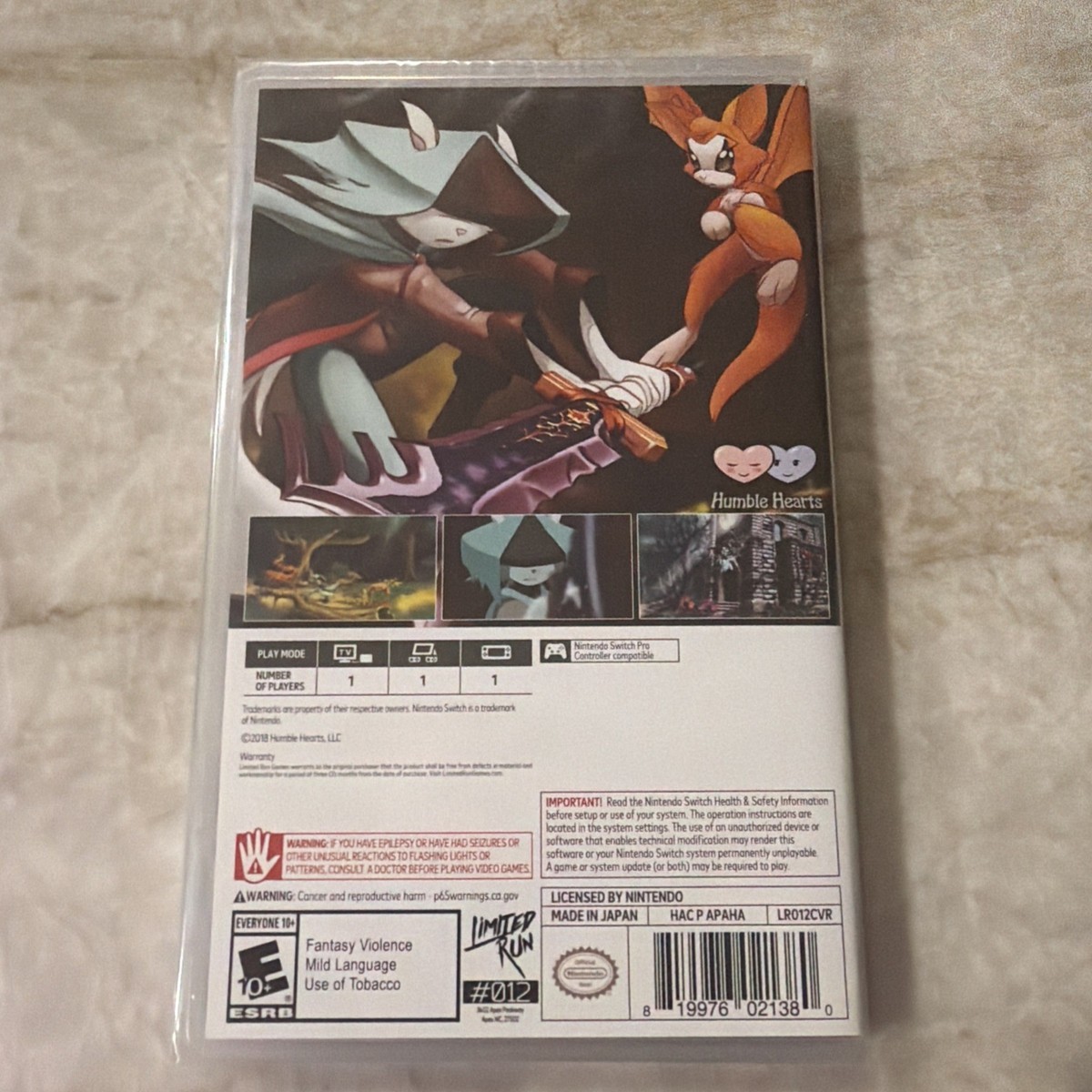 Limited Run Dust An Elsian Tai (Nintendo Switch, 2018) for sale