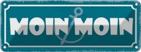 Blechschild 10X27 Cm Moin Dekoration Deko Geschenk Metall Schild