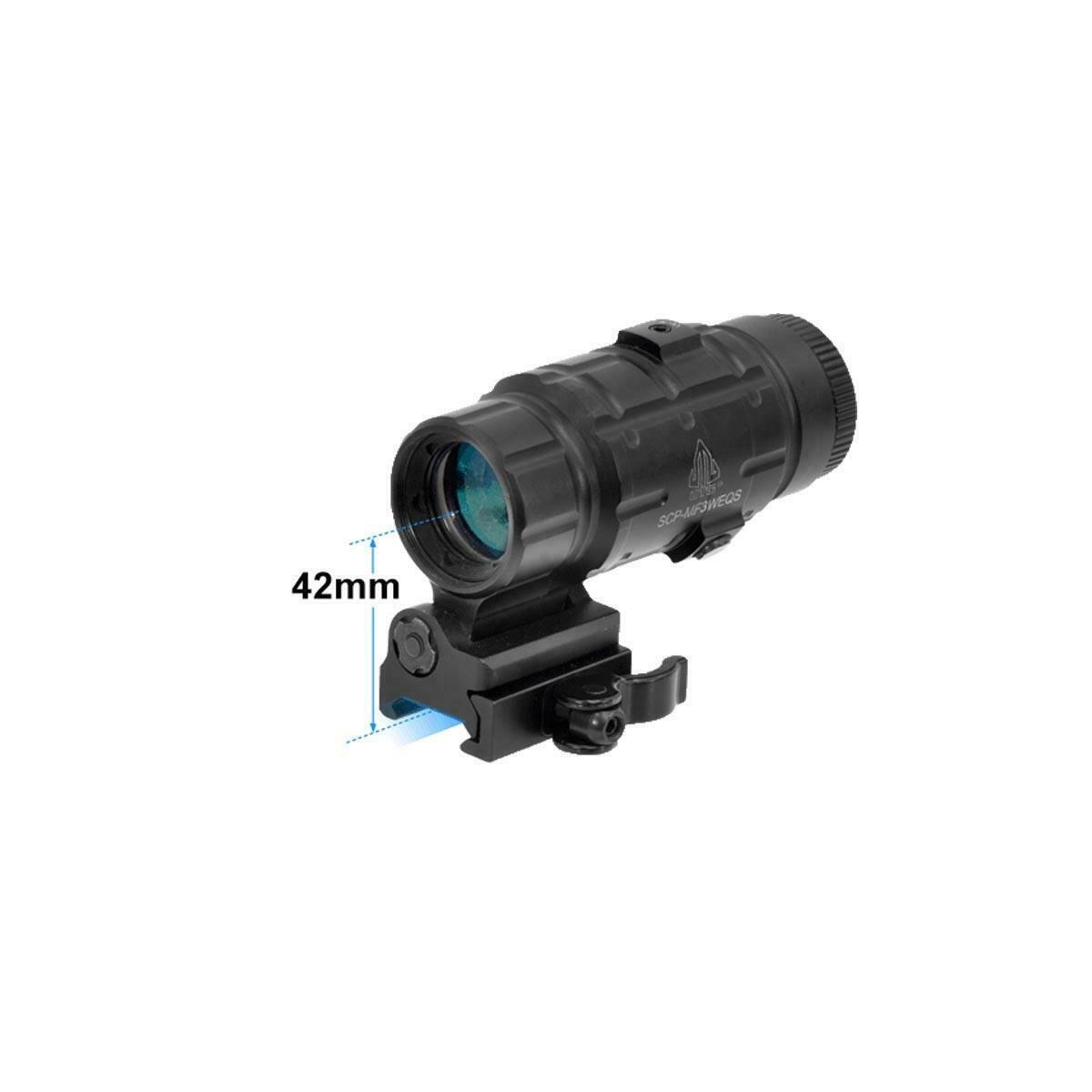 Leapers UTG Magnifier 3x QD Flip Mount Rifle Scope
