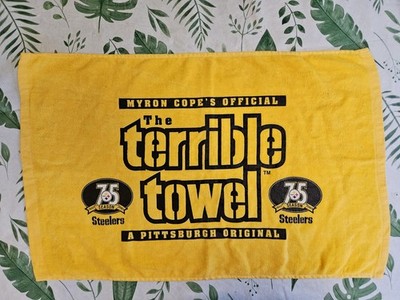 Pittsburgh Steelers Terrible Towel 75th Anniversary Myron Cope Watt Muth