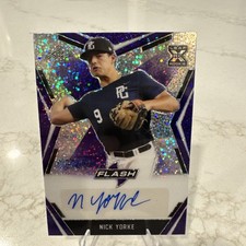 2020 Leaf Flash - Nick Yorke #BA-NY1 Purple /35 (AU, RC)