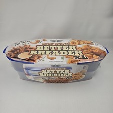 Cook's Choice Better Breader XL Easy Shake Breading Bowl Tray Made USA New