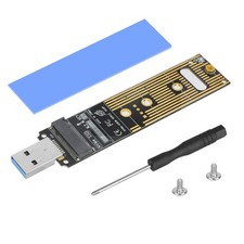 Aluminum M.2 NVME SSD to USB 3.1 Adapter for PCIe NVMe based M Key B M Key SSD M