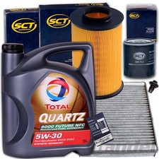 FILTERSET INSPEKTIONSKIT+TOTAL NFC 5W30 ÖL passend für FORD C-MAX DM2 1.8 TDCI