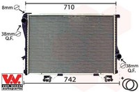 VAN Wezel 06002233 KüHler FüR MotorküHlung MotorküHler AutoküHler FüR BMW
