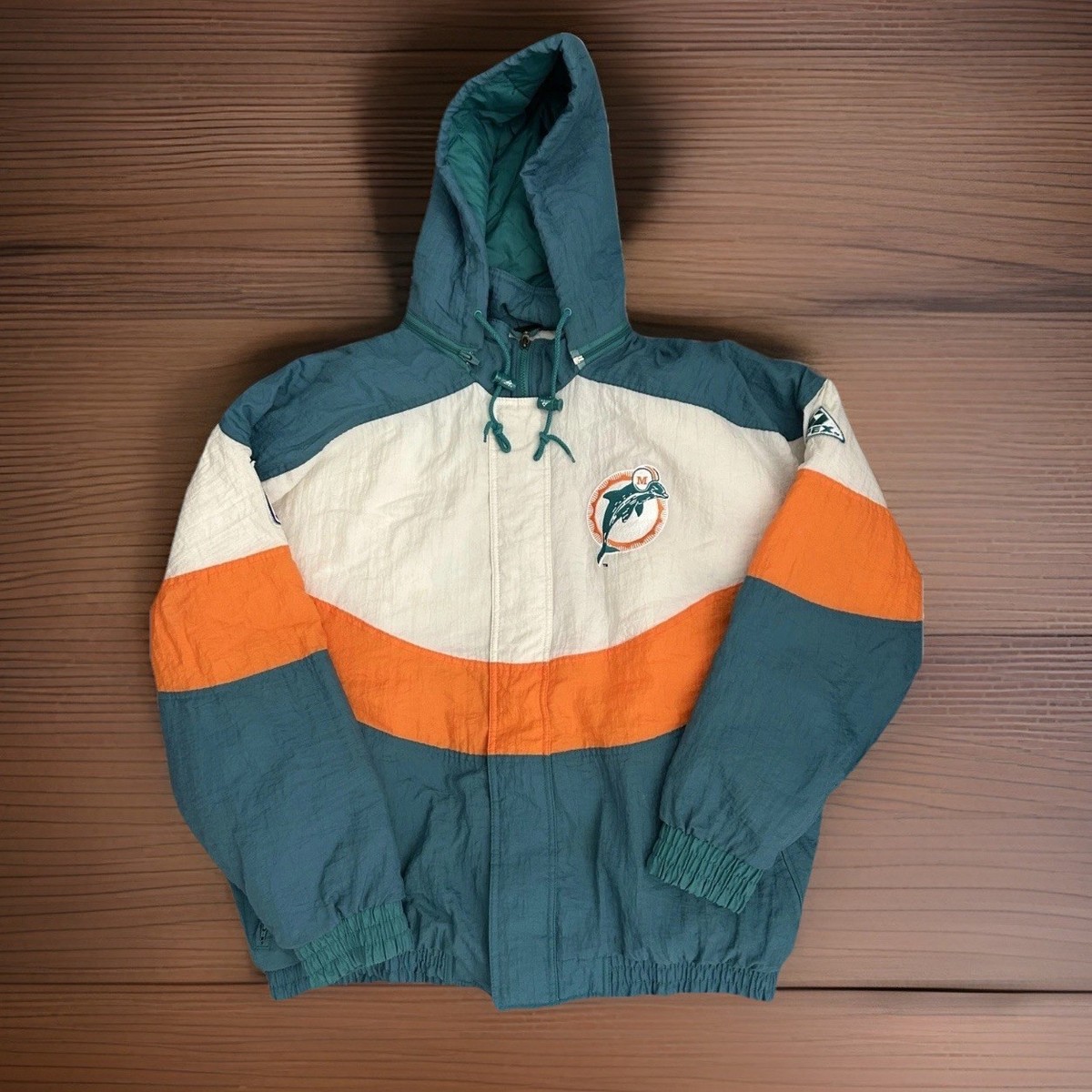 NFL Men's Large Vintage Proline Apex One Miami Dolphins Nylon