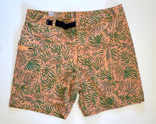 Prana Rock Shock Board Short 32 Aura Glow Fronds NWT Swim Trunks 6" Inseam NEW