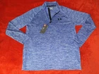 UNDER ARMOUR  HEATGEAR  MENS  LARGE    BLUE     POLO ZIP    SHIRT NEW W/ TAGS