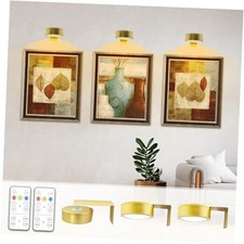 Battery Picture Light 3Pack Gold,Wireless Gold-3pack AA battery operated