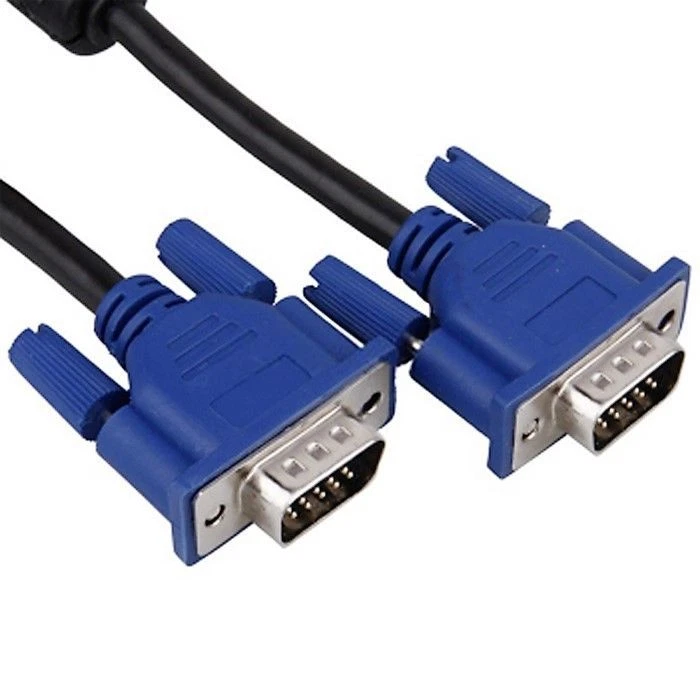 VGA to VGA Cable Male To Male 1.5m SVGA Monitor Cord Blue Plug for PC Computer - Image 3 of 3