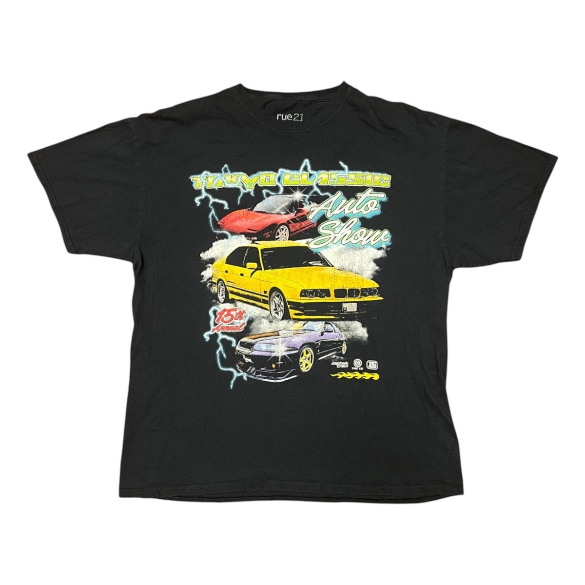 Tokyo Classic Auto Show T-Shirt Size XL Y2K Vtg 90s Style Faded