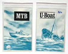 Tabletop Games Gordon Davis Lot of 2 Nautical War Games - MTB & U-Boat 1977-78