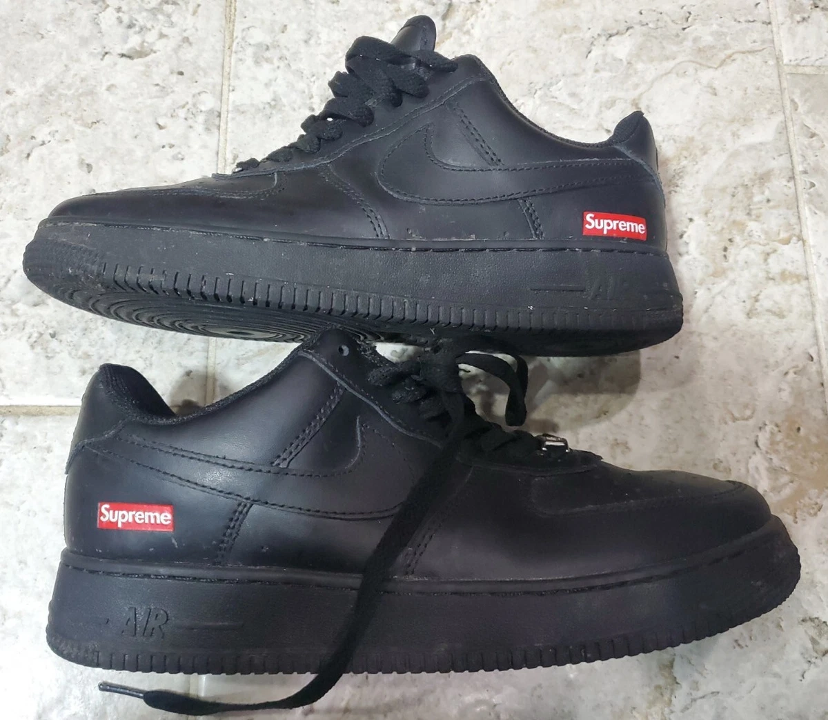 supreme shoes black