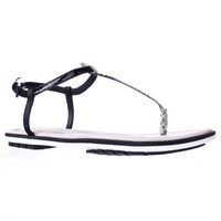 Clarks Seattle Spice T-strap Flat Sandals - Black Snake, 10 Us / 41.5 Eu on sale Clarks Seattle Spice T-strap Flat Sandals - Black Snake, 10 Us / 41.5 Eu on sale