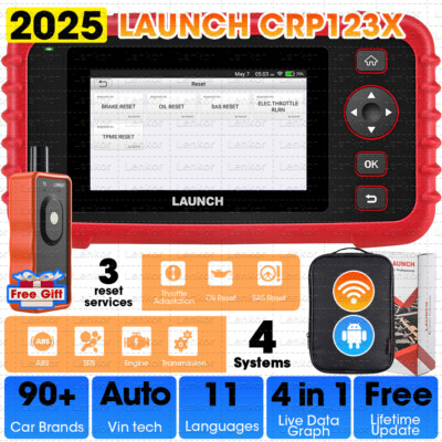 2026 LAUNCH CRP123X OBD2 Scanner Engine ABS SRS Code Reader Car Diagnostic Tool