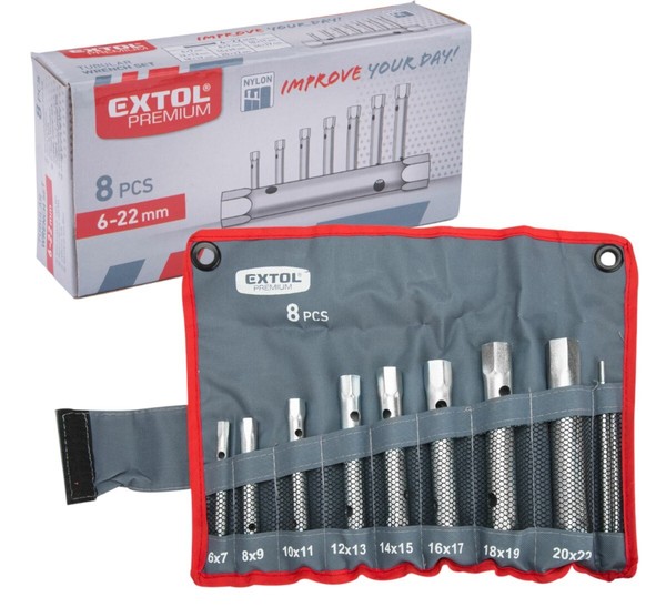 Rohr SteckschlüSsel Satz 8-Tlg 6-22Mm RohrsteckschlüSsel RohrschlüSsel Set-image