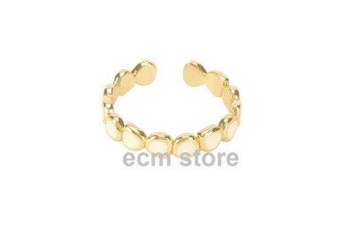 Lumi Ring - Sandweiß größenverstellbar Damenschmuck Moderne Kunst /EBRN
