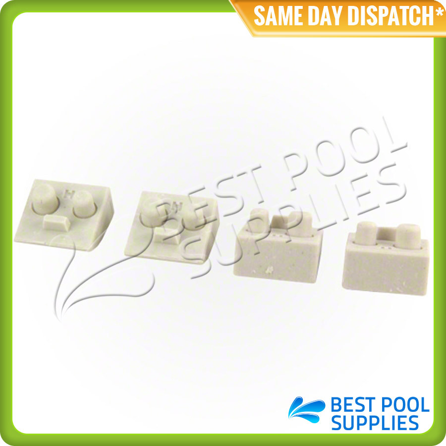 Hayward AXV014CP Ceramic Pod Shoes for Pool Cleaner Set of for