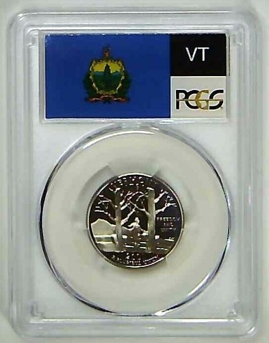 2001-S 25C State Quarter Vermont PCGS PR69 DCAM CLAD 22srl0115