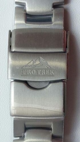 Casio Protrek Genuine Replacement Titanium Band PRG-250T-7 PRG-500T-7 10332910 - Picture 10 of 19