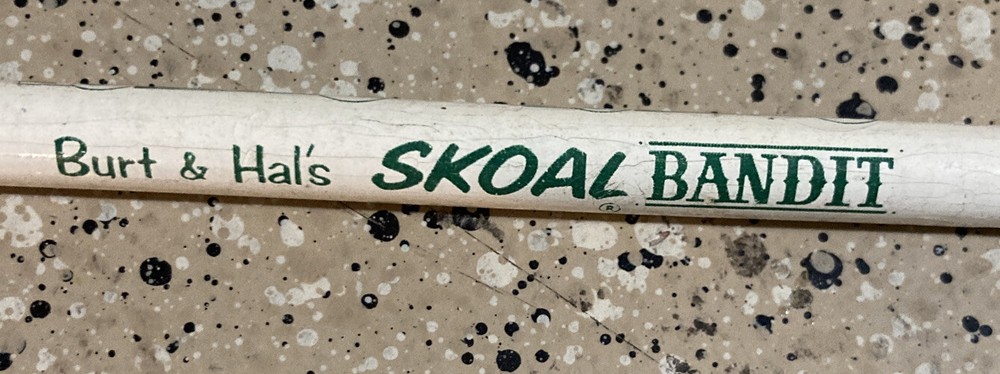 BURT HALS SKOAL BANDIT RACE CARS VTG ADVERTISING WOOD PENCIL