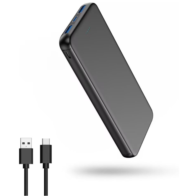 10000mAh Power Bank for Heated Vest Jacket Pants USB Charger Battery Pack, 5V 3A-image