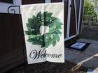 Welcome Flag 1 Pc Double-Sided with Green Ivy Garden Flag 12" x 18" NEW