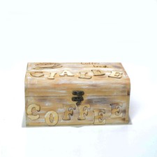 Scatola cofanetto portagioie in legno decorato con tecnica decoupage bauletto 