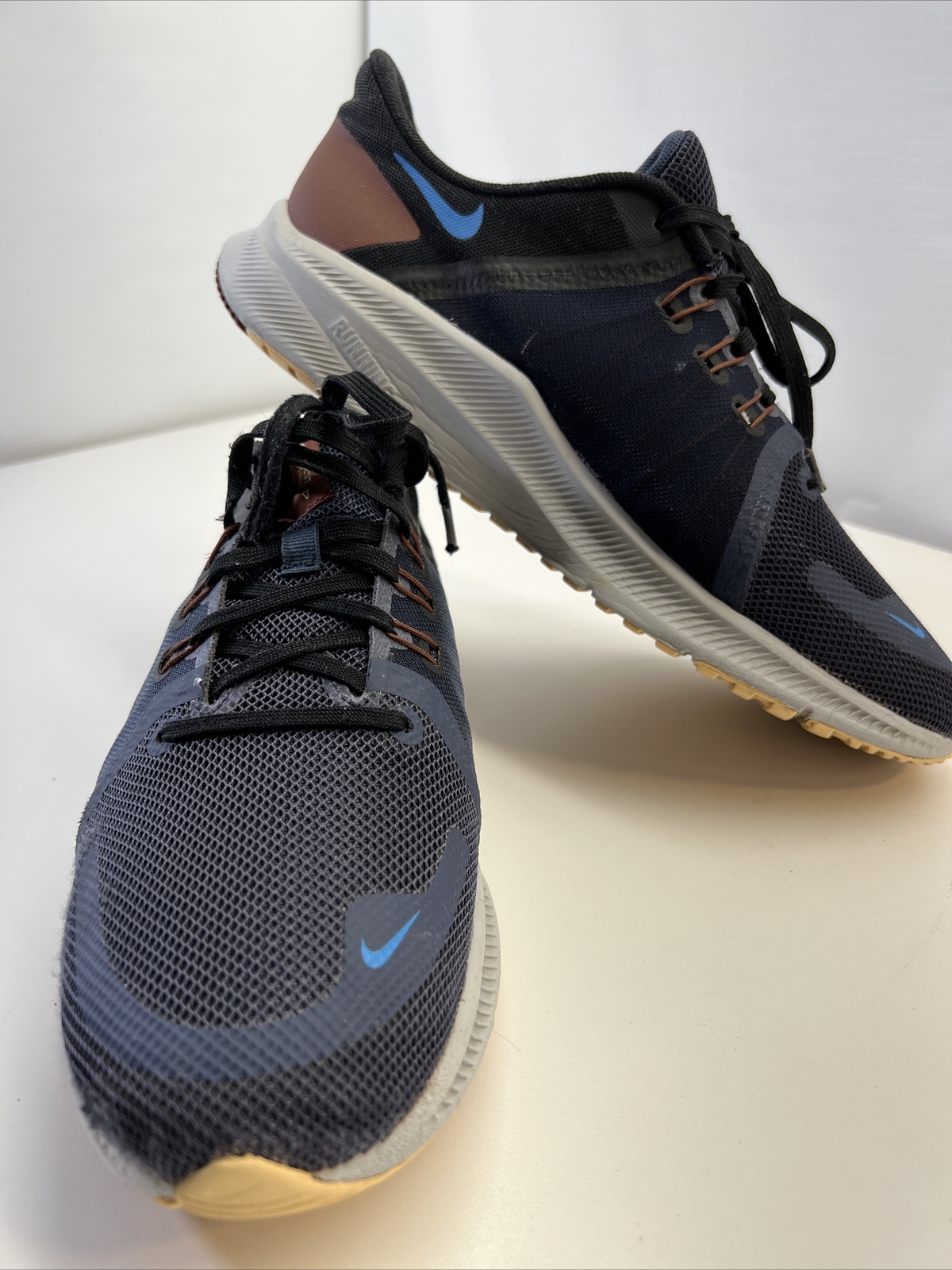 Nike Quest 4 Men's Running Shoes Thunder Blue Size8 S… Gem