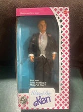 1990 Wedding Day Best Man Ken for Barbie Friends Alan & Midge 9609 NRFB