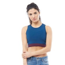 Image of Reebok Classics Womens DC Crop Top, Noble Blue - RRP £34.99