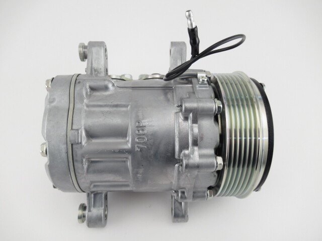 NEW 7176 AC Compressor w/Clutch-6GR SD7B10 Swing Mount-OEM SANDEN