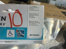 Moen Home Care Chrome 12 Inch Grab Bar Concealed Screw