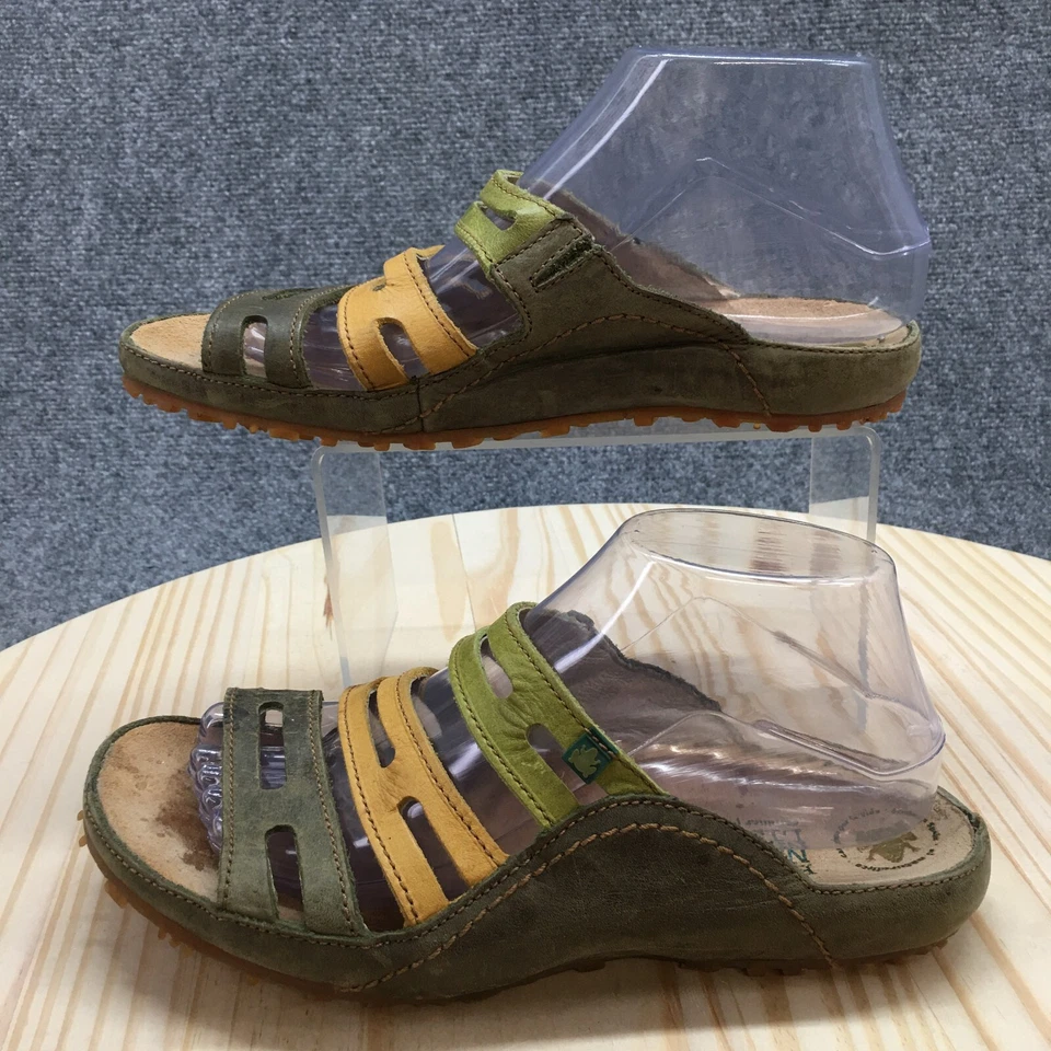 Sandalias El Naturalista Mujer 39 Tirantes Slides Multicolor Cuero Abierto Informal Foto 2 de 4