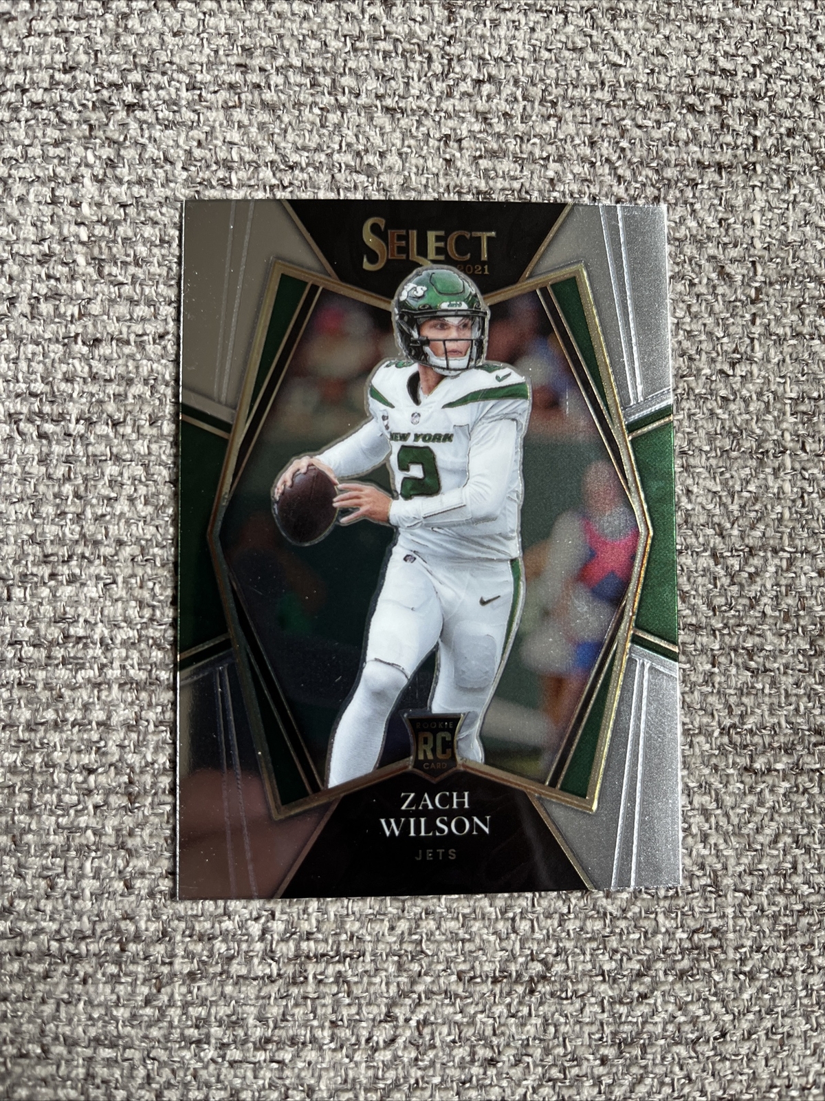 2021 Panini Select Premier Level #144 Zach Wilson Rookie RC Card Base NY Jets