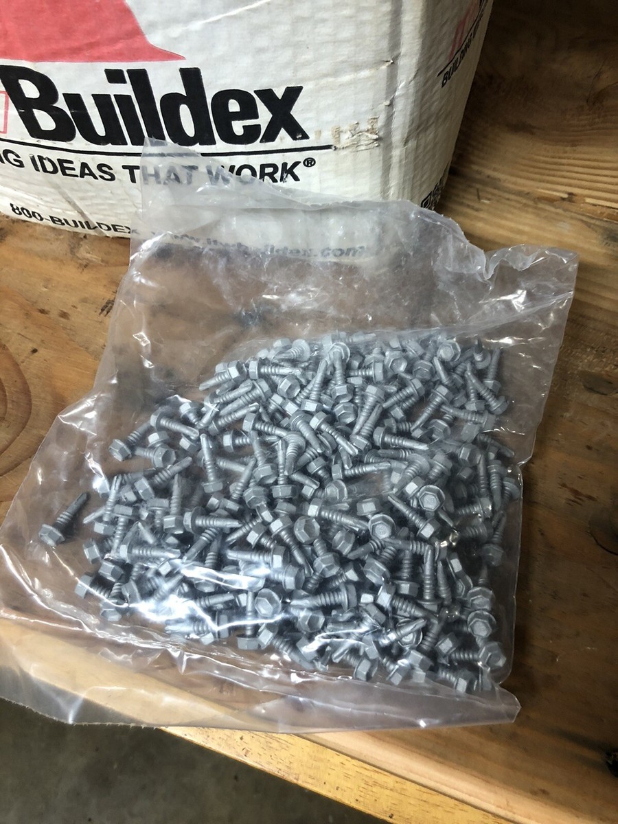 AMERICANINTEGRATEDSUPPLY.COM 100-Pack #10 X 3/4" Hex Washer Head Self-Tapping Screws – Type AB, Steel Zinc Plated - View #6