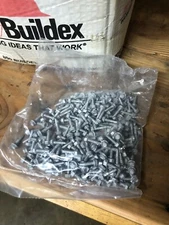 #10x 3/4" GALVANIZED SELF DRILL Sheet Metal Screw Hex Head Washer BAG 250 5/16”