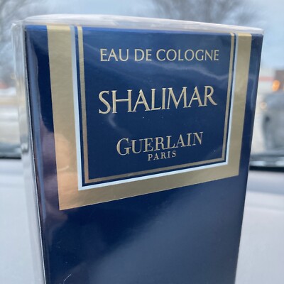 Vintage SHALIMAR by Guerlain Paris France 2.5 oz Eau de Cologne Spray