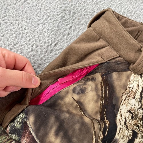 Cabela's Herter's Mossy Oak Fleece Lined Hunting Pants Size Medium Camo Hunting - Picture 4 of 16