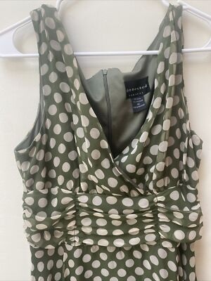 olive green and cream dress VERNA DRESS | CULT MIA