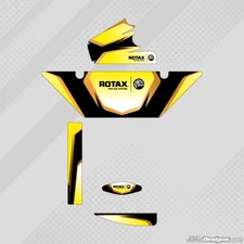 PCR EUROPEAN STYLE ROTAX RADIATOR STICKER KIT - KARTING