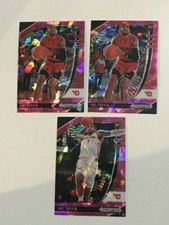 Lot of (3) OBI TOPPIN 2020-21 Panini Prizm Draft PINK ICE Prizm Knicks Dayton