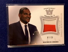 2020 Sport Kings Maurice Cheeks Memorabilia SMP-MC. 07/25